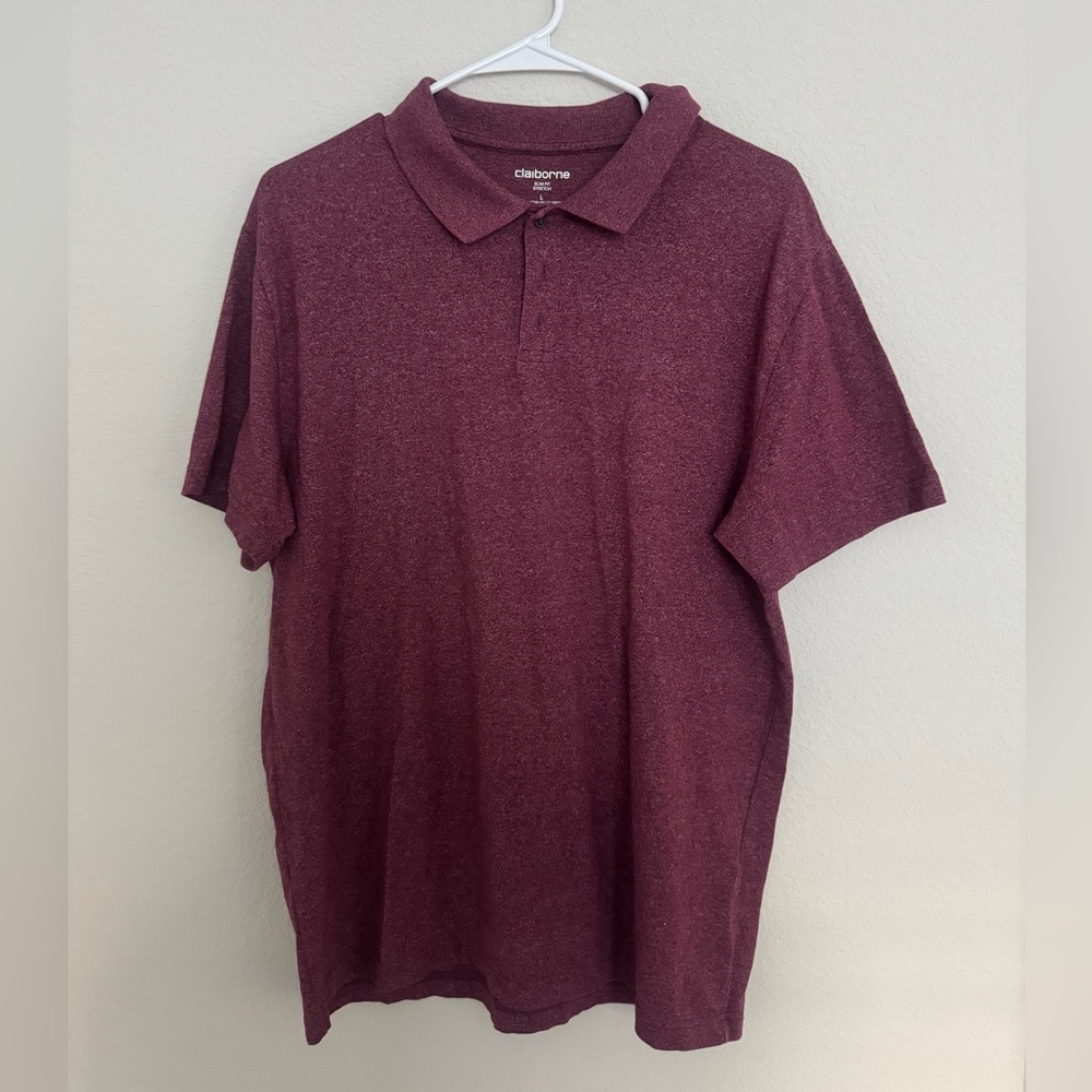 Claiborne Maroon Polo